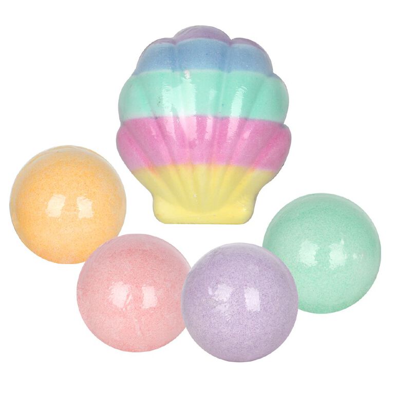 Sunburst Seashell Bath Fizzer Giftset, , hi-res