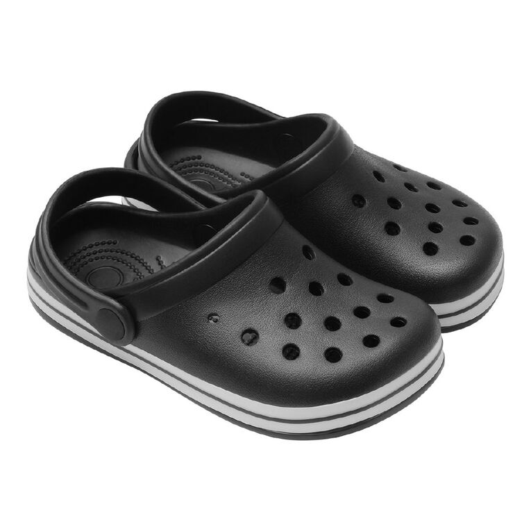 Young Original Senior Kids' Jack Frog Clog Shoes, Black, hi-res