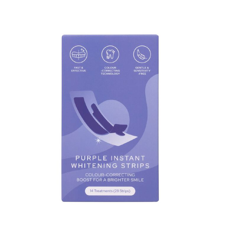 Teeth Purple Whitening Strips, , hi-res