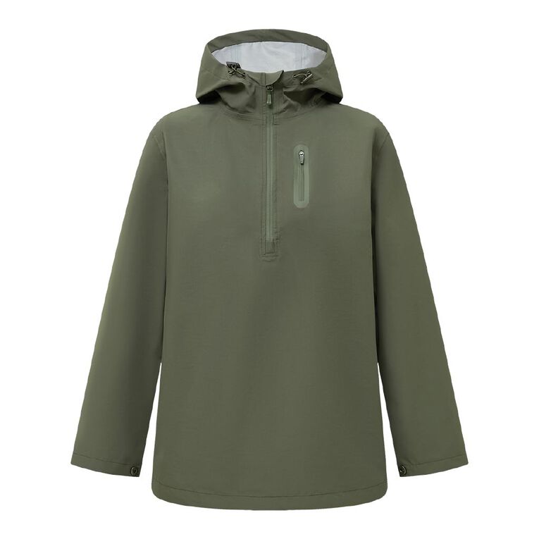 Active Intent Women's Raincoat, Green Mid, hi-res