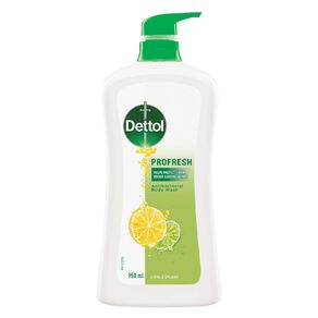 Dettol Profresh Shower Gel Body Wash Lemon and Lime