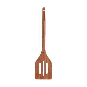 Living & Co Wooden Slotted Turner Natural