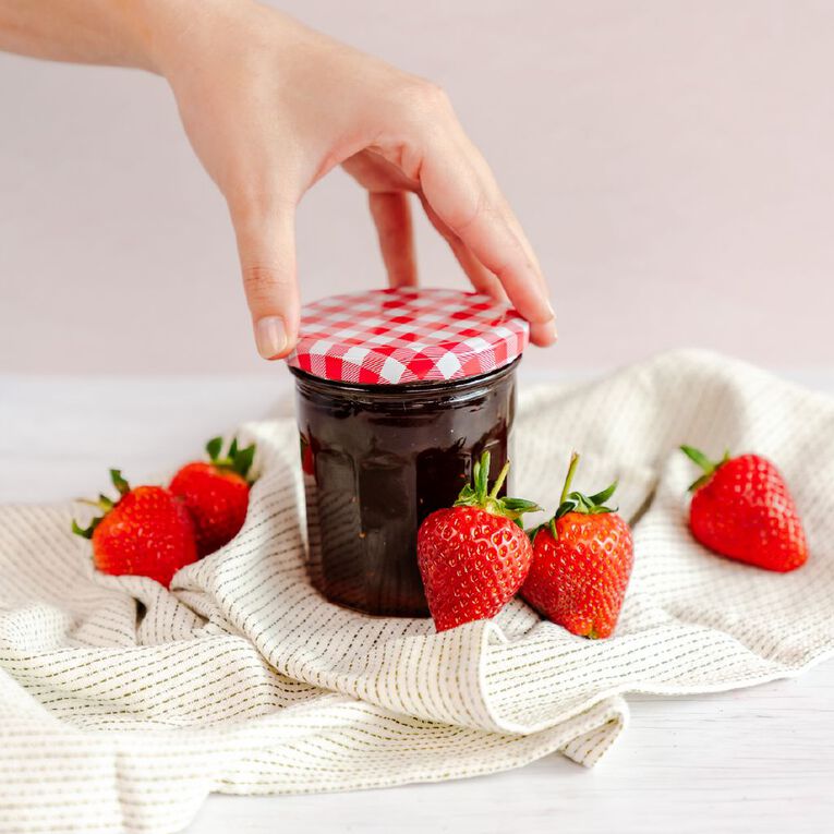 Kate's Kitchen Preserving Jam Jar 6 Pack Clear 150ml, , hi-res