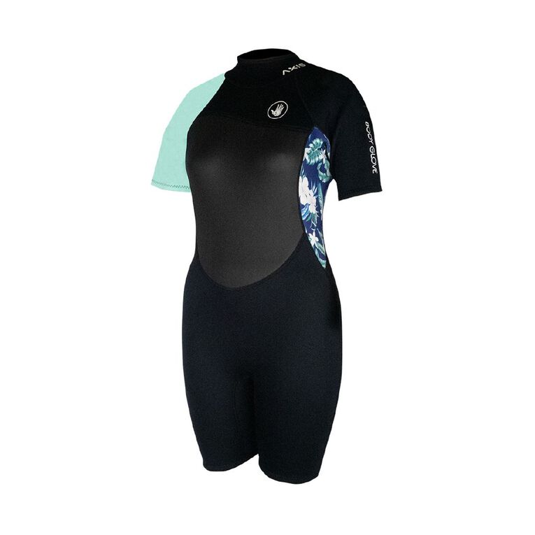 Body Glove Women's Springsuit Black/Blue Size 10, Black/Blue, hi-res