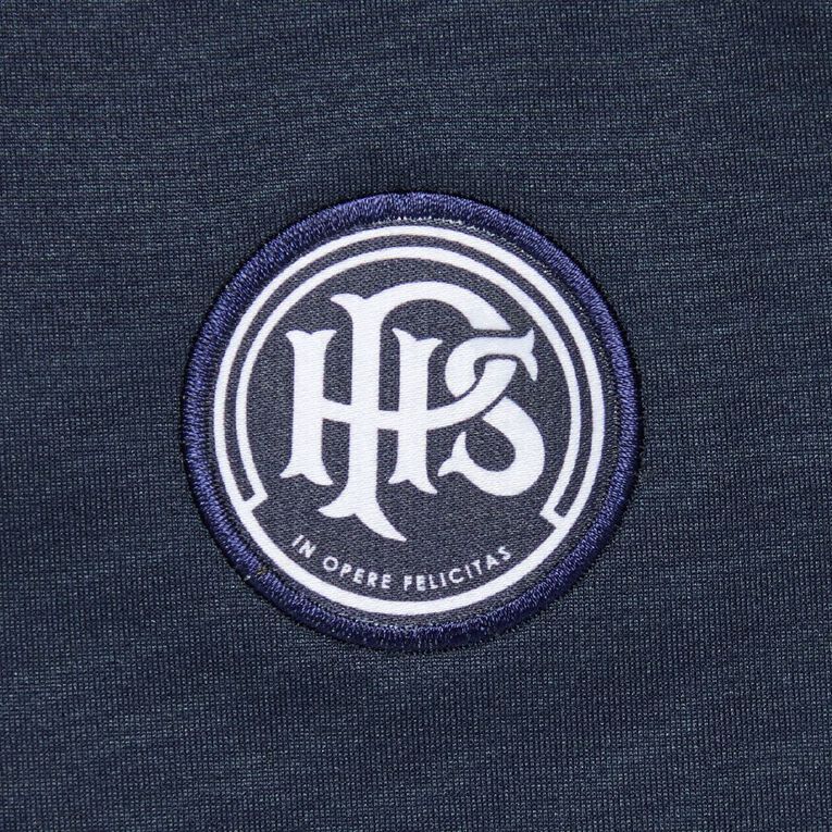 Schooltex Papanui High School PE Tee with Badge, Navy, hi-res