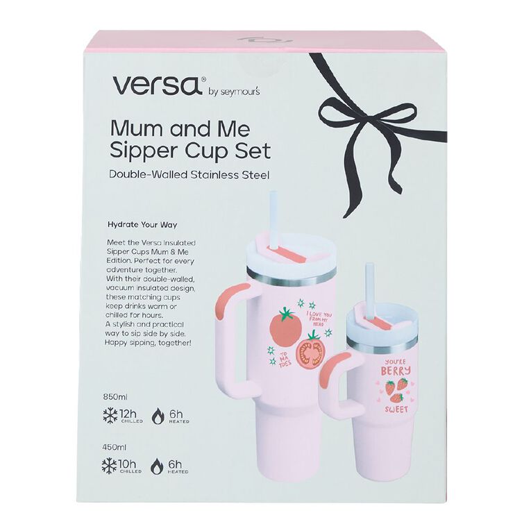 Seymours Versa Sipper Cup Mothers Day Twin Pack Berry Sweet, , hi-res