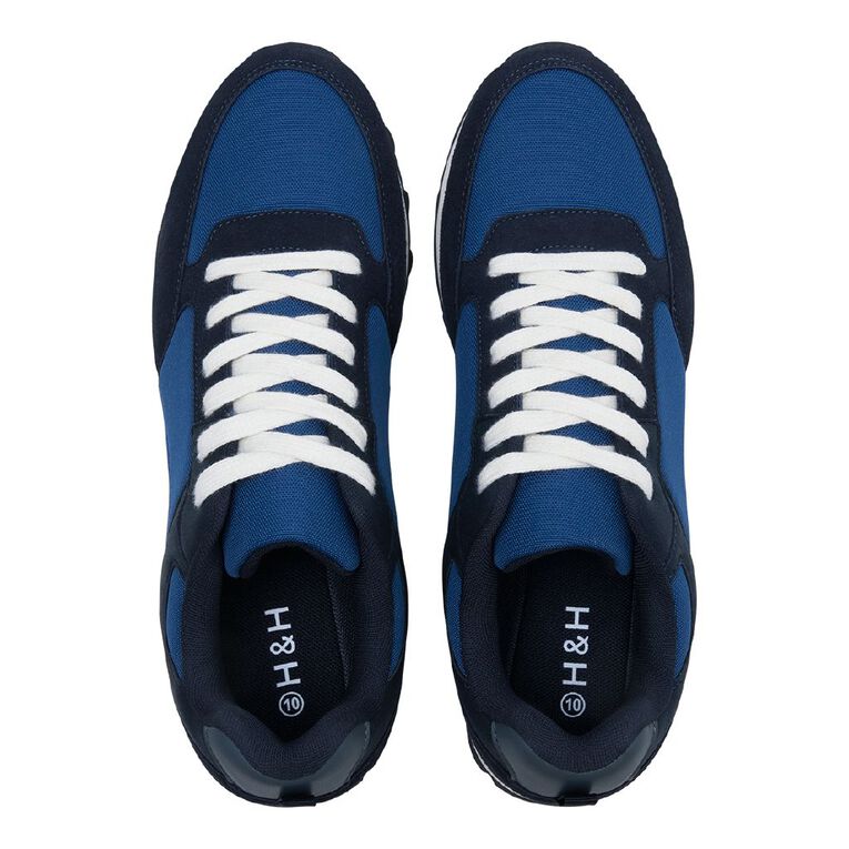 H&H Men's Andy Sneakers, Navy, hi-res