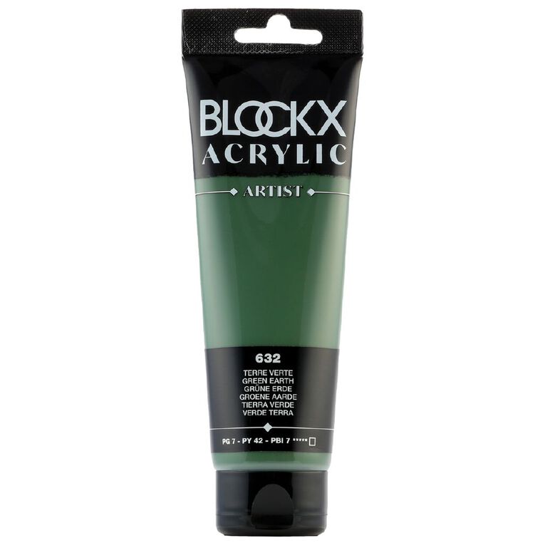 BLOCKX Acrylic Tube Green Earth 120ml, , hi-res