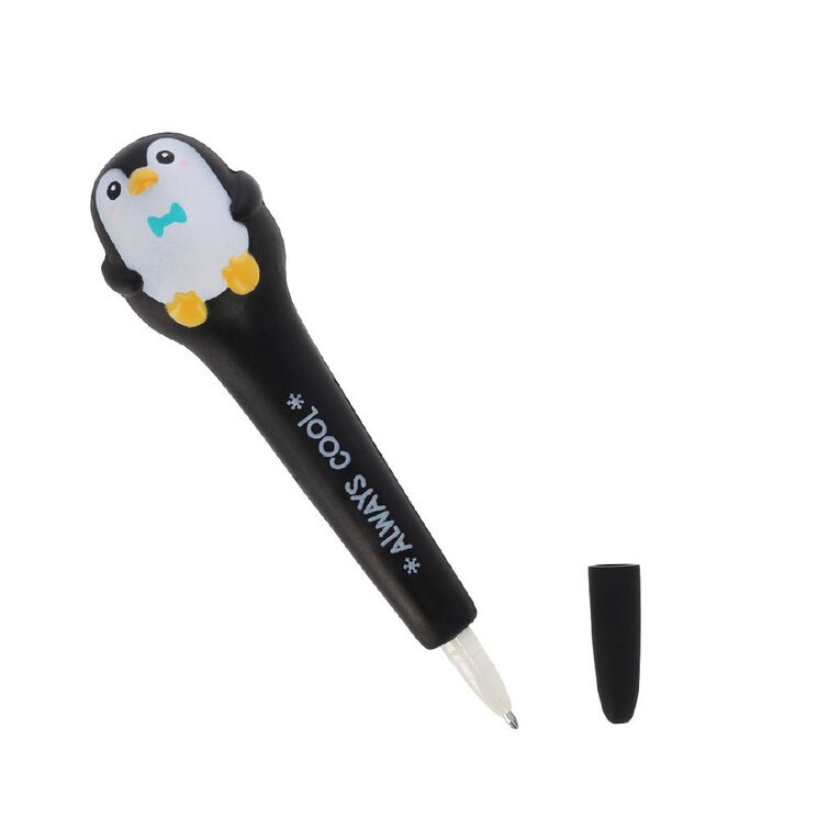 Legami Squishy Gel Pen Squeezies Penguin, , hi-res
