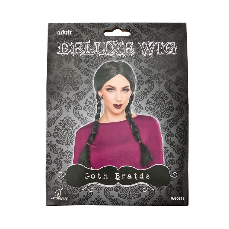Seasons Plait Wig Black Black, , hi-res