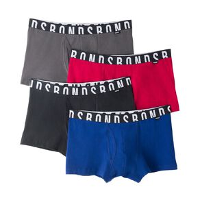 B FOR BONDS Men's Trunks 4 Pack