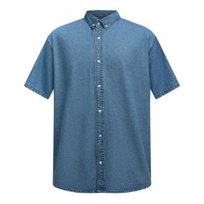 Garage Men's Short Sleeve Denim Shirt