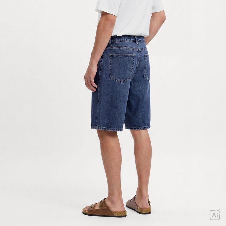 Garage Men's Relaxed Denim Shorts, Denim Mid, hi-res