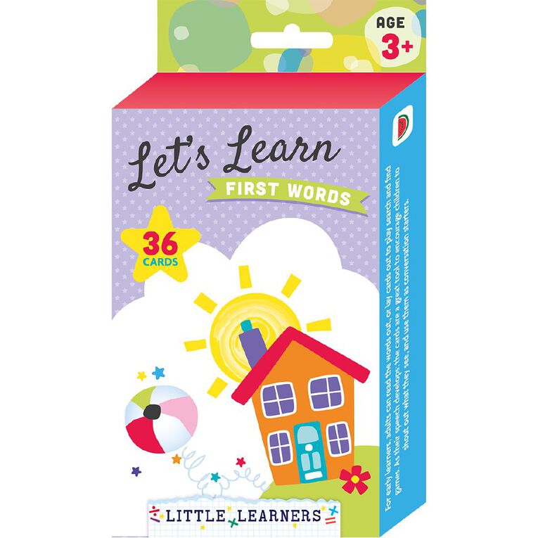 Let's Learn First Words 36 Cards, , hi-res