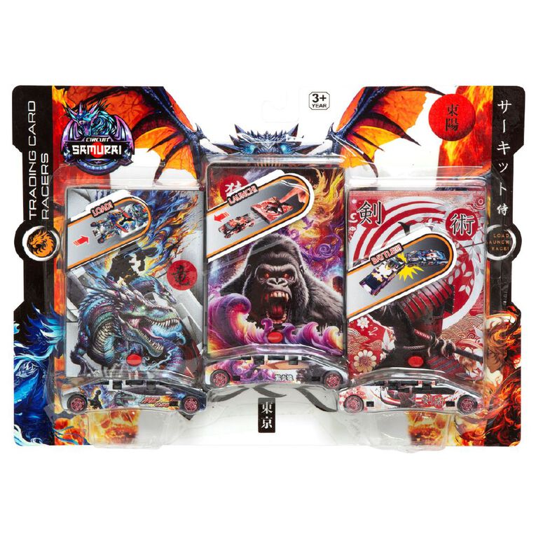 Circuit Samurai Trading Card Transformer 3 Pack Assorted, , hi-res