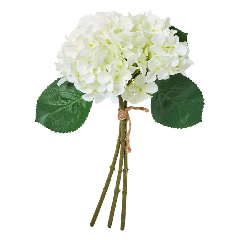 Living & Co Artificial Hydrangea Bunch, , hi-res