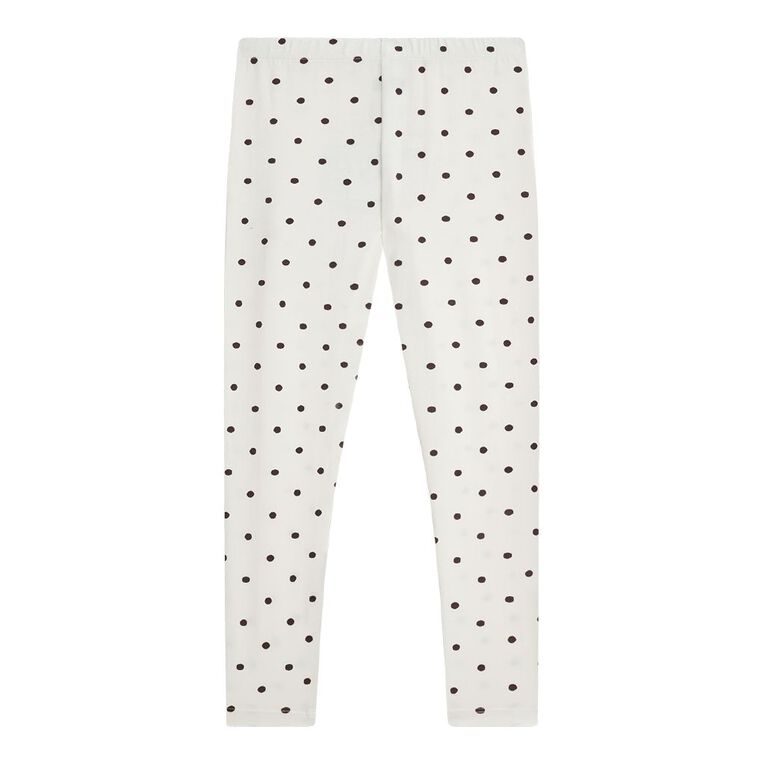 Young Original All Over Print Leggings, Cream, hi-res