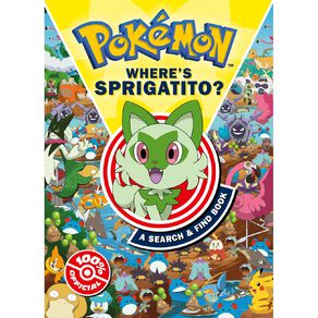 Pokemon Wheres Sprigatito: A Search & Find Book