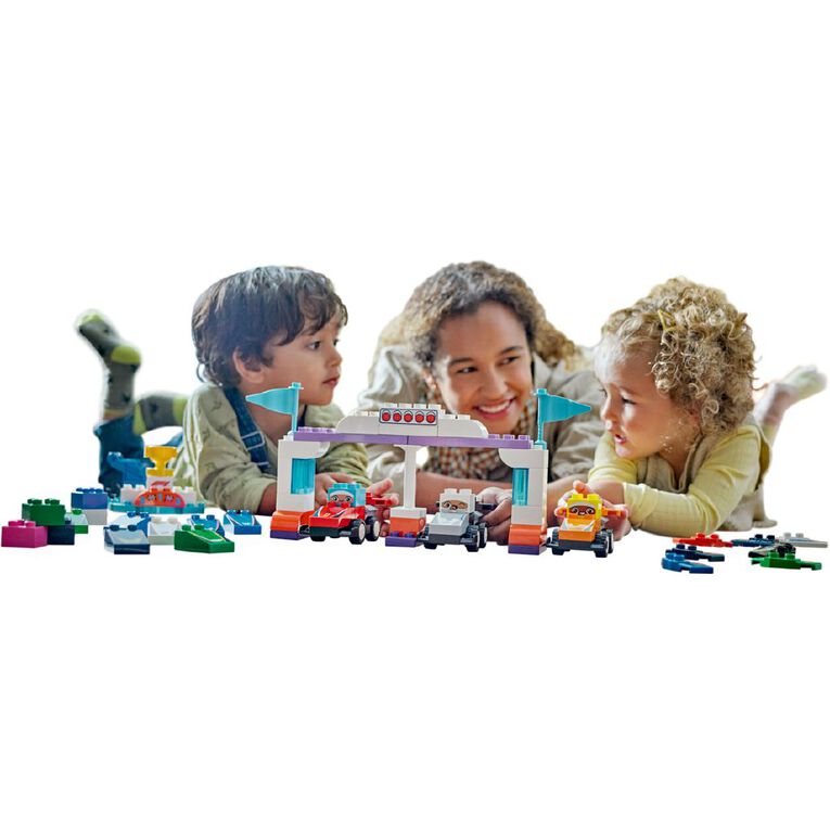 LEGO DUPLO F1 Team Race Cars & Drivers 10445, , hi-res