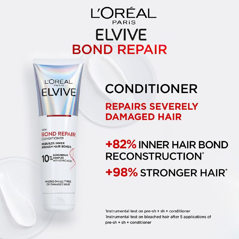 L'Oreal Paris Elvive Bond Repair Conditioner 150ml, , hi-res