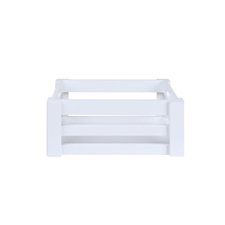 Living & Co Wooden Crate Medium White, , hi-res