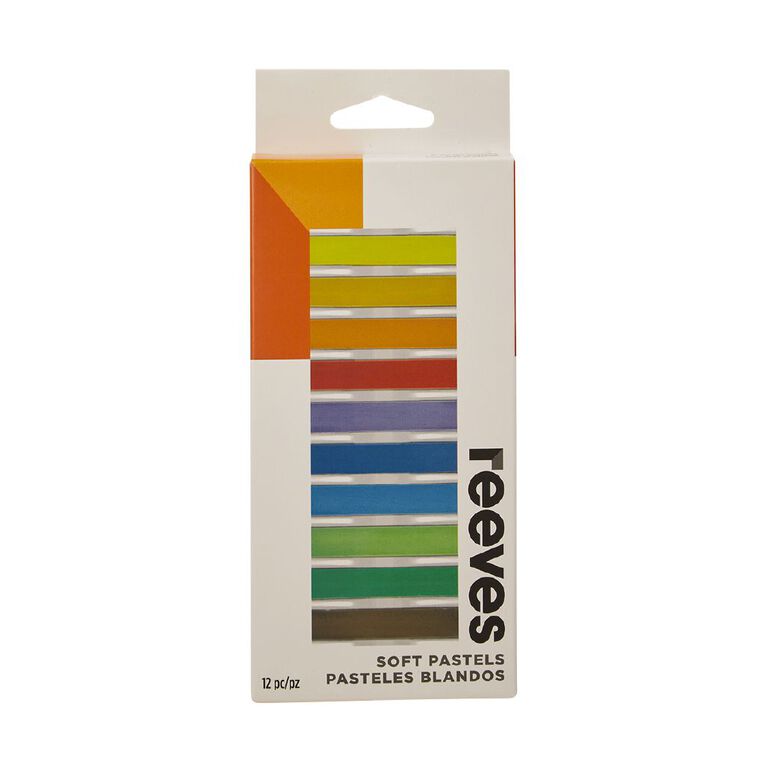 Reeves Soft Pastels 12 Pack, , hi-res
