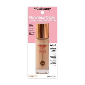 mcobeauty flawless glow luminous skin filter 2 fair 1 each