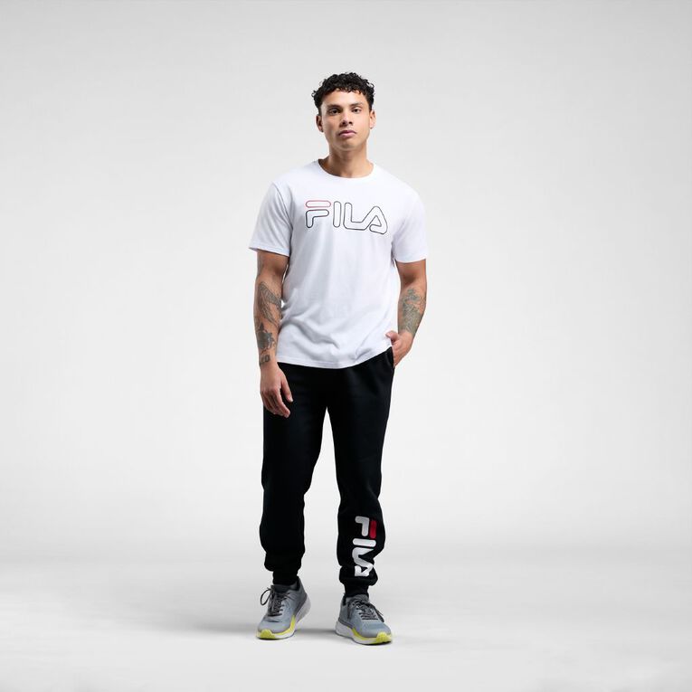 Fila Men's Outline Tee, White, hi-res