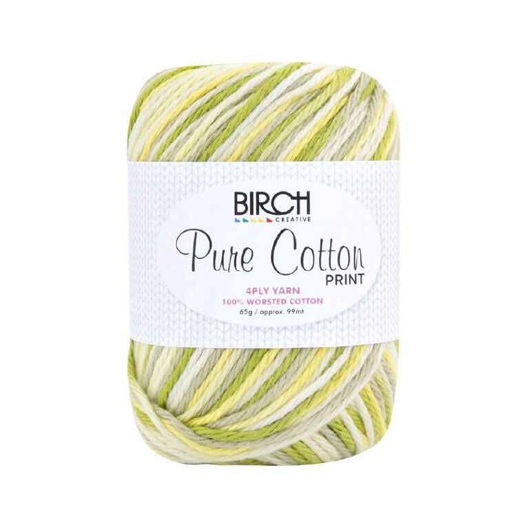 Birch Cotton Print 4Ply Worsted 100% Cotton 65G Golden Grove, , hi-res