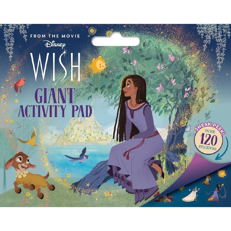 Disney Wish Giant Activity Pad The Warehouse