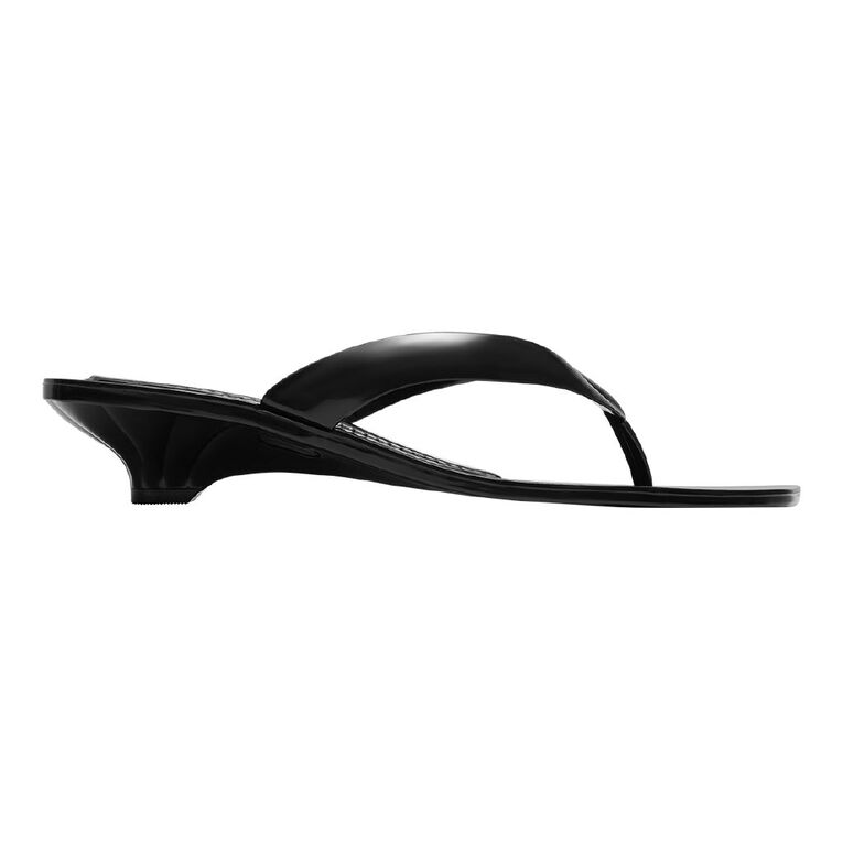H&H Women's Amber Kitten Heel Sandals, Black, hi-res