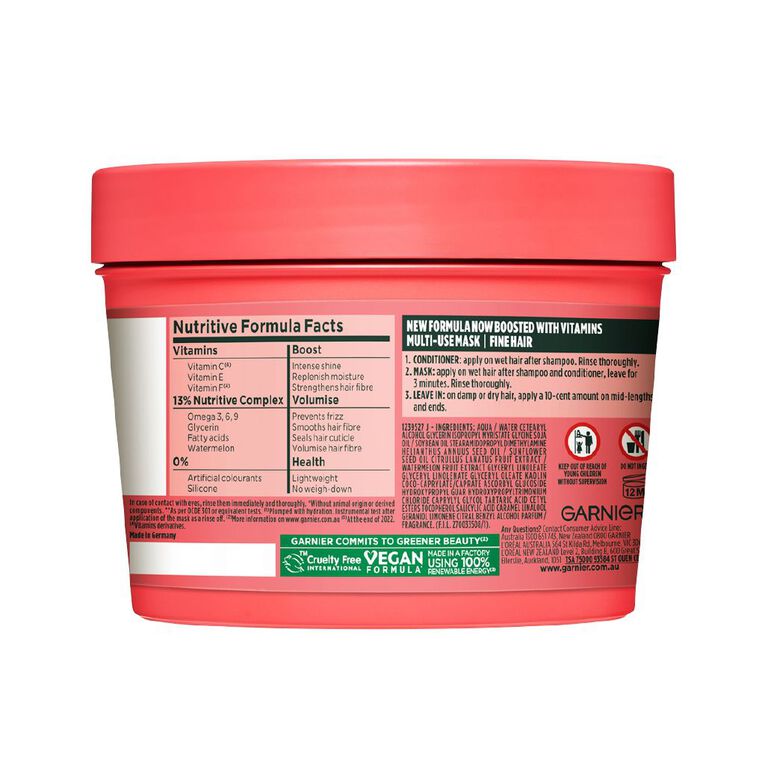 Garnier Hair Food Watermelon 390ml, , hi-res