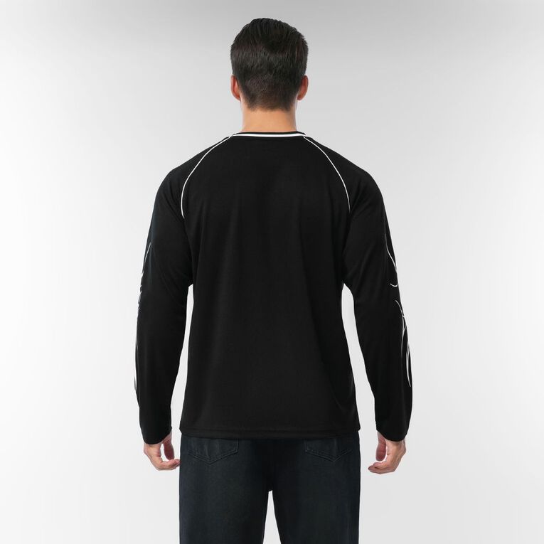 Garage Men's Mesh Football Tee, Black, hi-res