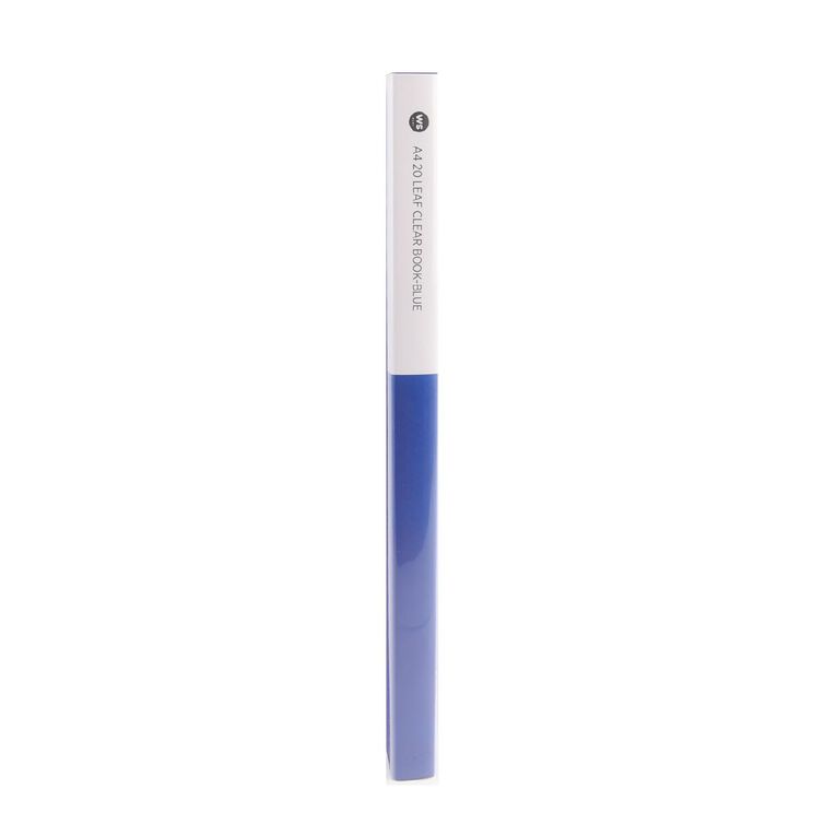 WS Colour Pop Clearbook 20 Page Blue, , hi-res