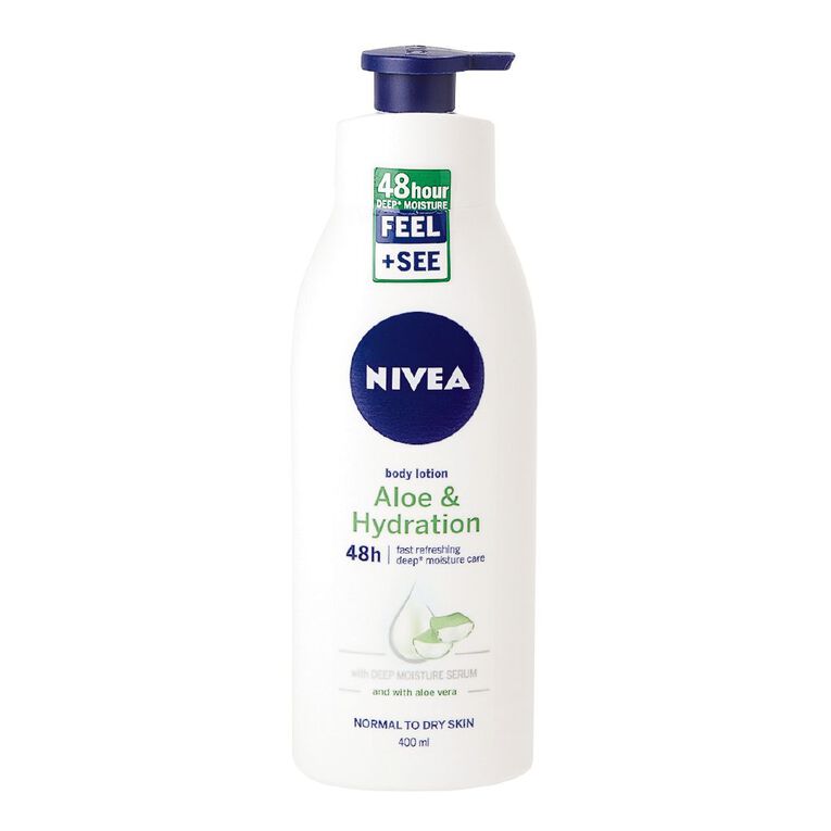 Nivea Aloe Vera Body Lotion White 400ml, , hi-res