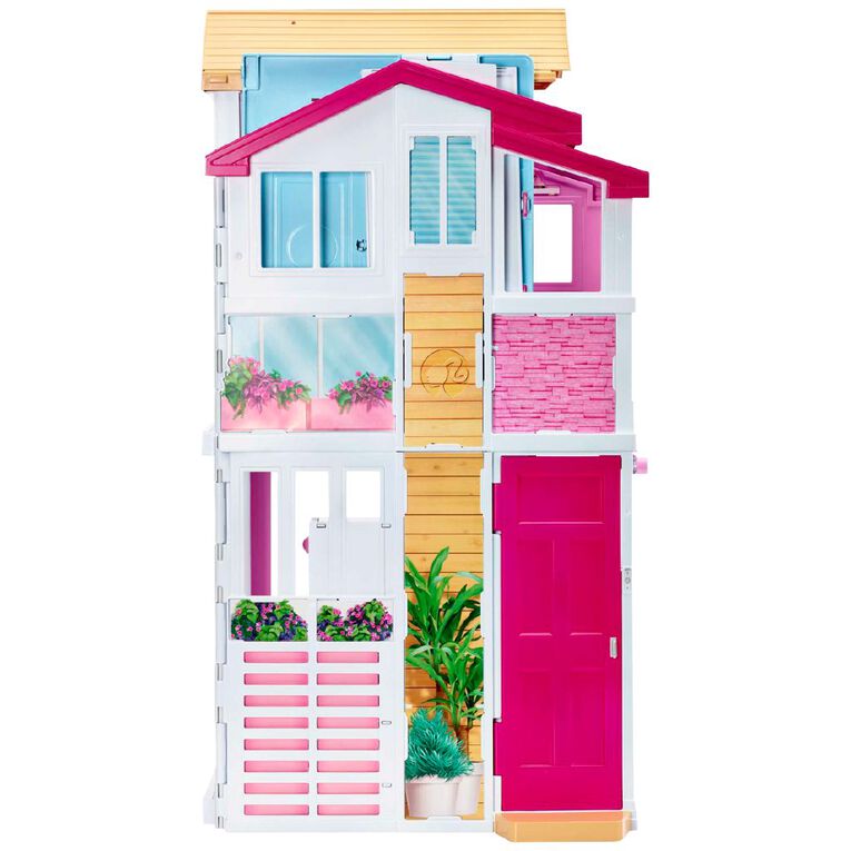 Barbie 3 Storey Town House Toy Playset, , hi-res