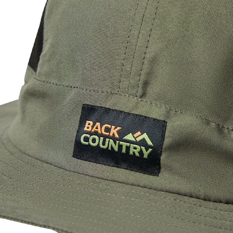 Back Country Adults' Panel Legionnaire Hat, Khaki, hi-res