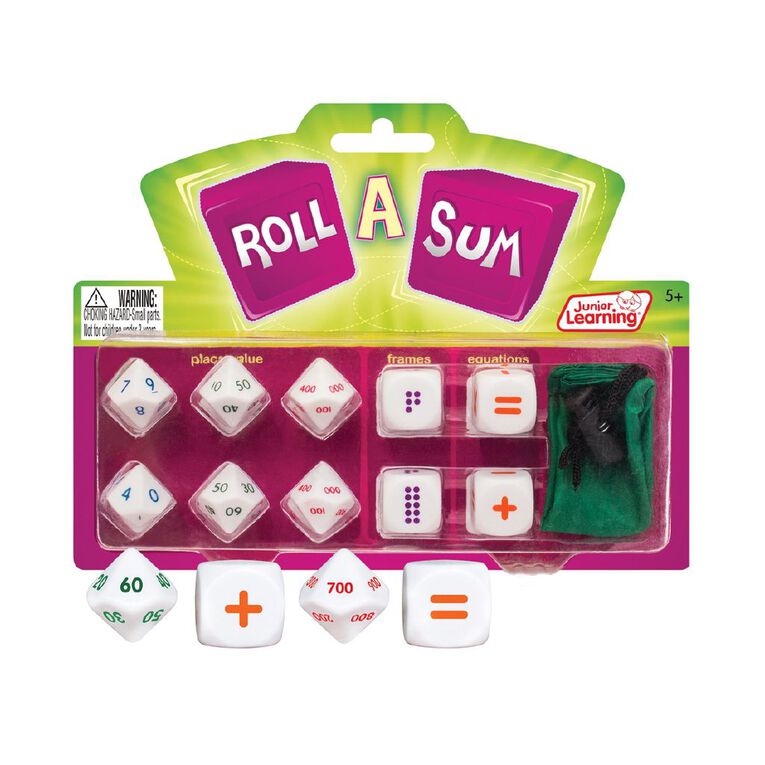Junior Learning Roll-A-Sum, , hi-res