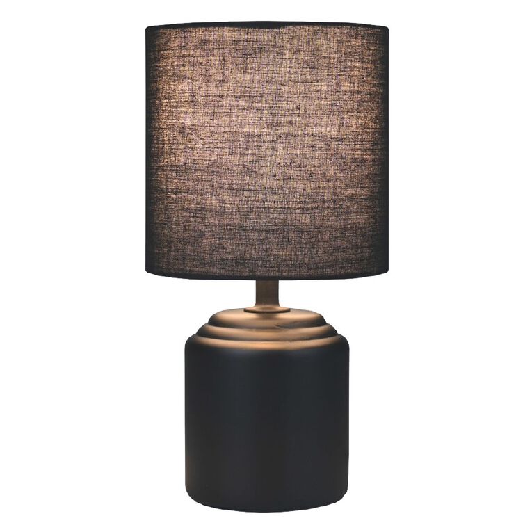 Living & Co Rowan Table Lamp Black, , hi-res