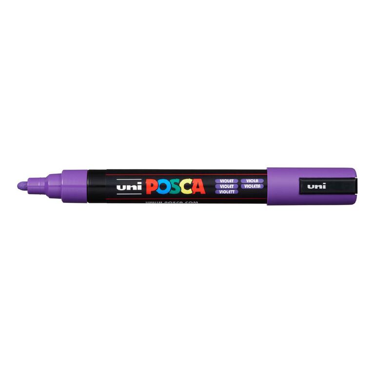 Uni Posca Marker 1.8-2.5mm Medium Purple Mid, , hi-res