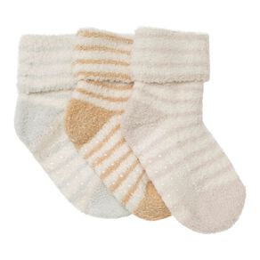 H&H Infants' Chenille Bootie Turn Top 3 Pack