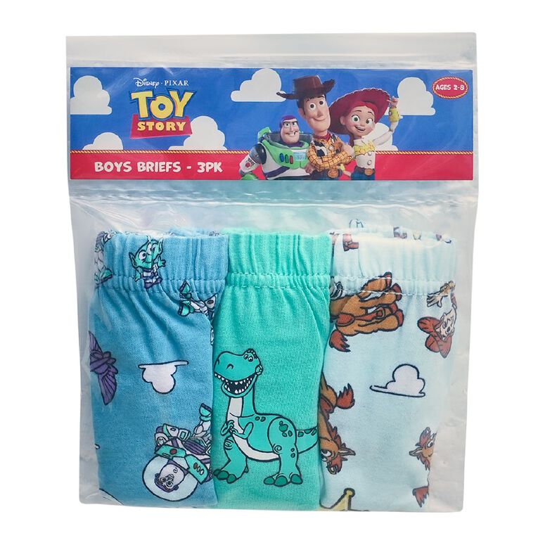 Toy Story Boys' Briefs 3 Pack, Green Light, hi-res