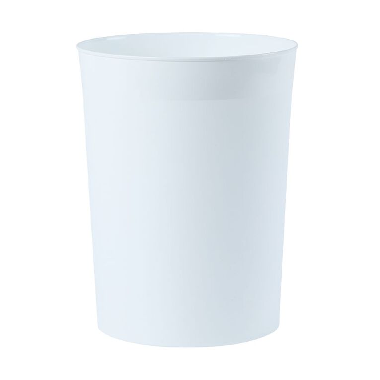 Taurus Wastepaper Bin 12L White, , hi-res