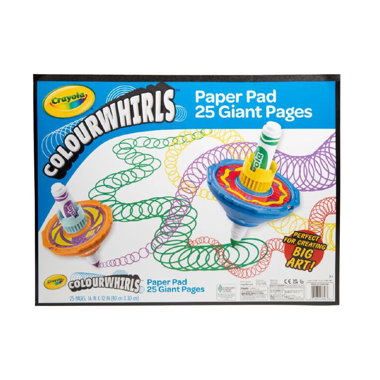 Crayola Colourwhirls Paper Pad, , hi-res