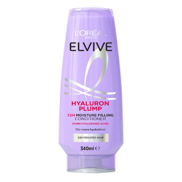 L'Oreal Paris Elvive Hyaluron Plump Conditioner 340ml, , hi-res