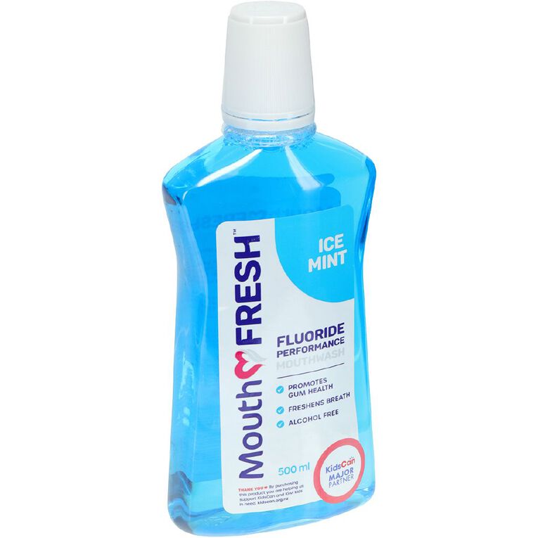 MouthFresh Active Ice Mint Mouthwash 500ml, , hi-res