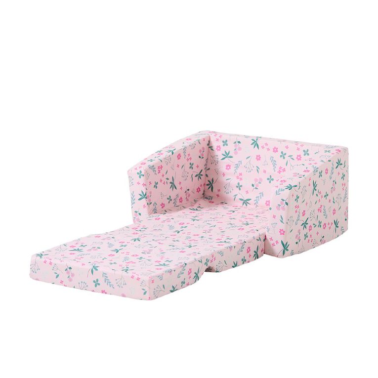 Living & Co Kids Flip Sofa Floral Pink, , hi-res