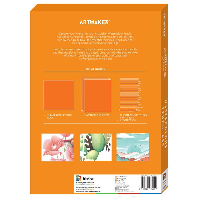 Artmaker Masterclass Collection Watercolour Pencils, , hi-res