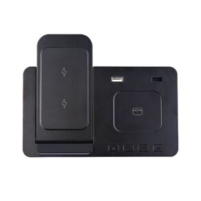 Tech.Inc 2in1 Magnetic Wireless Charger With Clock TIWA1233A
