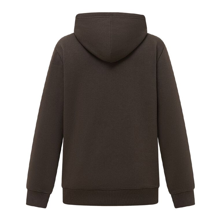 H&H Women's Essential Pullover Hoodie, Brown Dark, hi-res